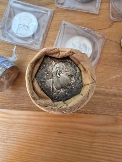 Investment Grade Lot: 2x SEALED Rolls & 16 Loose 1966 Silver 10 Shillings (Pearse)