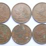 Vintage- Ireland, 1 Pingin Bronze Coins Image 7