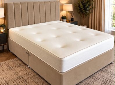 single bed and mattresses