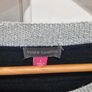 Vince Camuto Oversized Black Metallic Tipped Sweater Size L Image 3