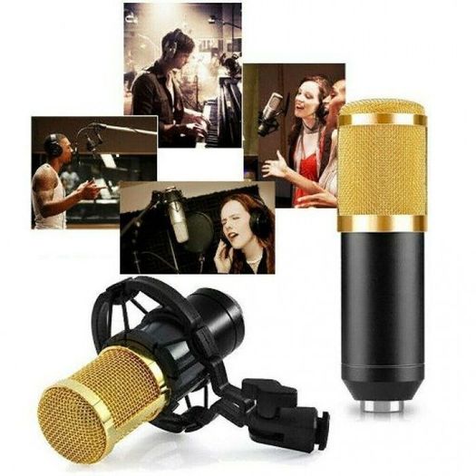 08711 Condenser Microphone Live Studio Sound Recording Mount Boom Stands Kit