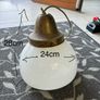 Milk Glass Hanging Lamp Image 4