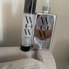 New ColorWOW Set of Dream Coat Supernatural Spray 200ml and Pop & Lock High Gloss Finish