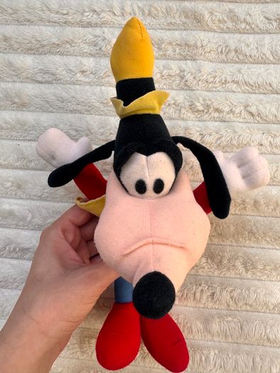 Playskool Disney Goofy approx. 10" (with hat) Plush Vintage Used Please see photos