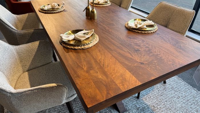 Ex Display 180cm Solid Wood Dining Table, Ex Display