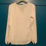 Cream long sleeve blouse. Size XS Image 5