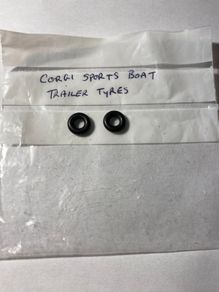Corgi spare Tyres, for Sports Boat