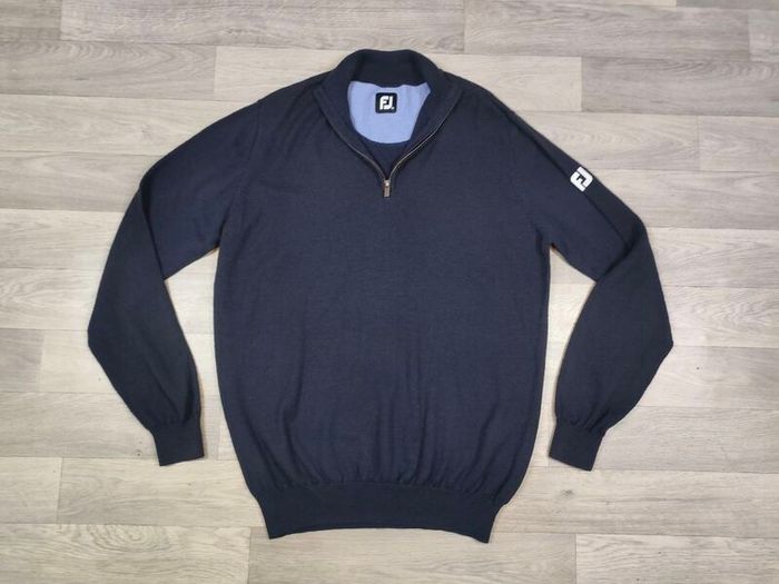 FootJoy FJ Half Zip Wool Golf Jumper Mens XL