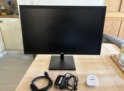 LG 22 Full HD  1920x1080 PC Monitor  Model 22MK400H B Screen