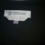 Sportmax black mock wrap dress size small uk8-10 Image 4