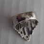 Silver wishbone ring Image 8