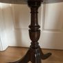 Vintage Leather-topped Drum Table Image 4