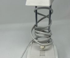 White Desk Lamp, on and off switch, adjustable height