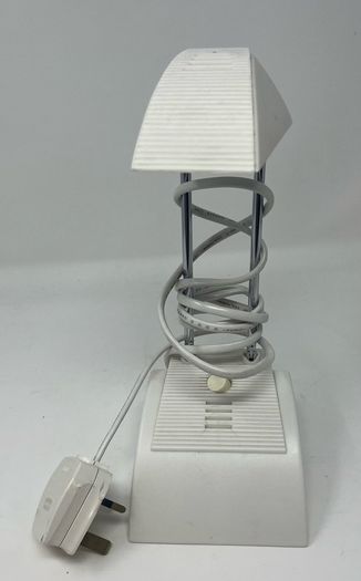 White Desk Lamp, on and off switch, adjustable height