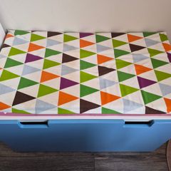 Bench with toy storage