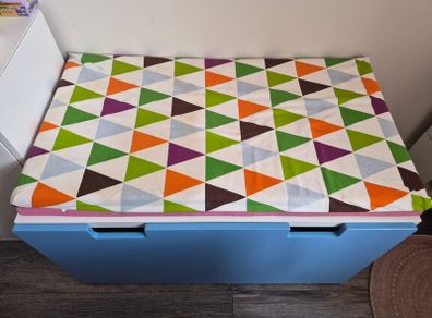 Bench with toy storage
