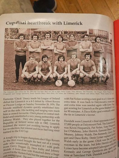 Eamonn 'chick' Deacy Testimonial.  1912 Aston Villa Legends  Vs Galway United X1/ West United X1. Incorporating official renaming of Terryland Park as Eamonn Deacy Park. First Edition Large Magazine In Good Condition.  See Photos For Same.