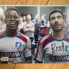 Ted Lasso Signed 8x10 Photo (Toheeb Jimoh & Brett Goldstein) with Beckett COA