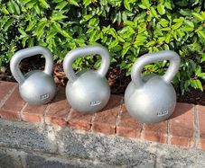 Stan Pike Hand-Forged Kettlebell Set (16kg, 25kg, 32kg) Authentic Physical Culture