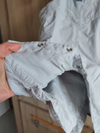 6 months dungarees dusky blue