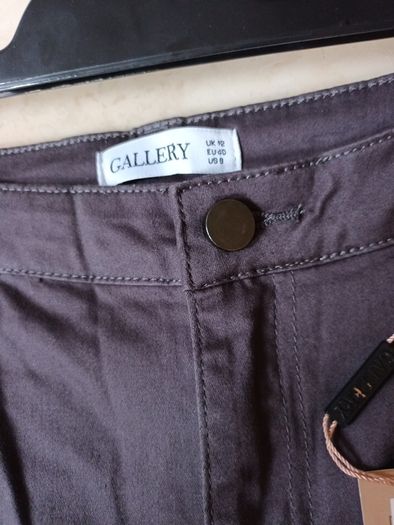 Gallery  Charcoal Slim Leg Jeans.  S. 12.  B.N.W.T.