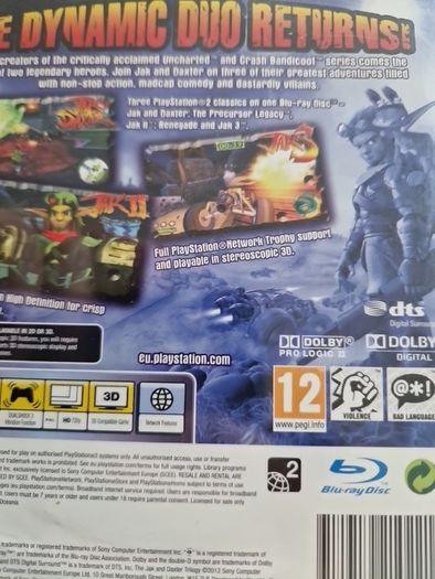 The Jak and Daxter Trilogy PlayStation3 Ps3 Games Original