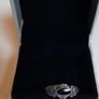 Vintage ring with onyx stone and marcasite stones Image 7