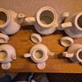 Job Lot of 6 Commercial White Teapots ,Churchill England & White Diamond Ireland Image 3