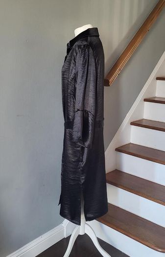 CurveWow black satin dress, Size 18, BNWT