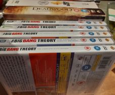 assorted DVDs
