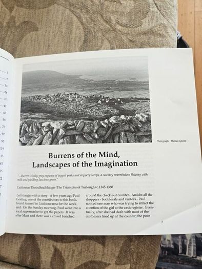 The Book Of The Burren. Edited By J.w.o'connell. First Edition Large Volume Paperback In Good Condition.  See Photos For Same.