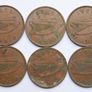 Vintage- Ireland, 1 Pingin Bronze Coins Image 3
