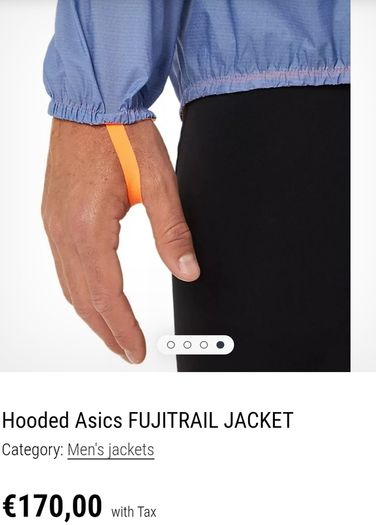 Asics Fujitrail Jacket Professional Size XL