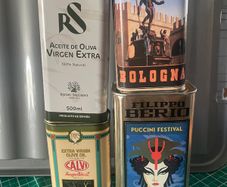 Olive Oil Tins