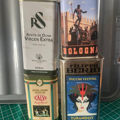 Olive Oil Tins