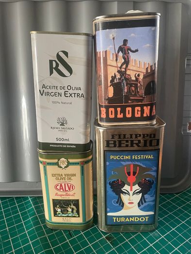Olive Oil Tins