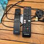 Samsung QT60 remote controls x2 and plug lead Image 2