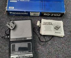 Panasonic Portable Cassette Recorder