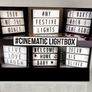 Two Magiglow Led Light Boxes  With Extra Letter Packs Image 10