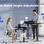 120 x 60 cm Electric Computer Desks with Memory Function Image 6