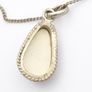 Dutch Delft 835 Hand Painted Ceramic & Silver Necklace Image 3
