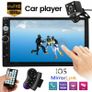 7'' Bluetooth Car Van FM Radio Stereo 2DIN Aux 2 Din Rear View Camera Remote MP5 Image 7