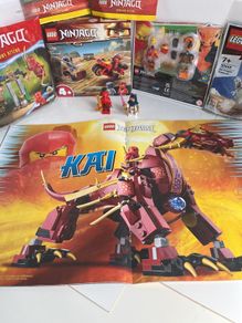 Lego Ninjago Legacy and Dragons Rising Kai minifigures