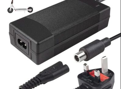 Battery Charger For Electric Scooter Aovo/Pro, Xiaomi MI M365/Pro, Segway Ninebot Scooter 42v 2A UK PLUG