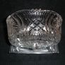 Vintage  Anna Hutte Bleikristall 24% Lead Crystal Scalloped Footed  Bowl  German Image 8