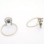 925 Sterling Silver Hippie Earrings Image 3