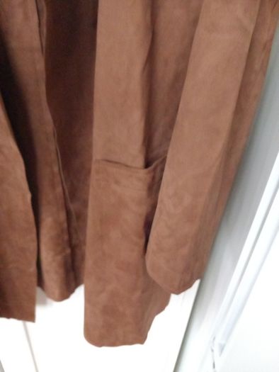 Fiorella Rubino Suede (Alcantara) Tan Jkt. New with tags M 12/14