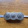 Vintage Pewter Hair Clip DEL SOL Image 3