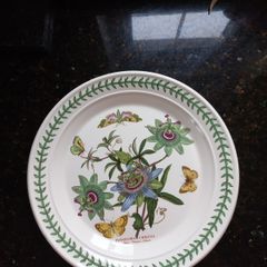 Portmeirion Plate- Antique Blue Passion Flowers