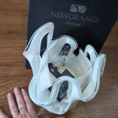 Newbridge home sculpted candle holder and candle.  Brand new in box.